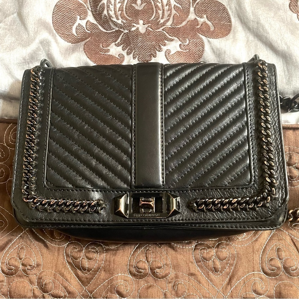 Rebecca Minkoff Chevron Quilted Crossbody Bag - Picture 3 of 7